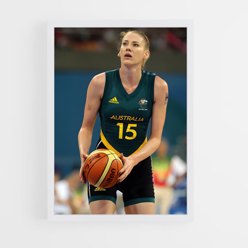 Poster Lauren jackson – affiche Basketball (vue 3)